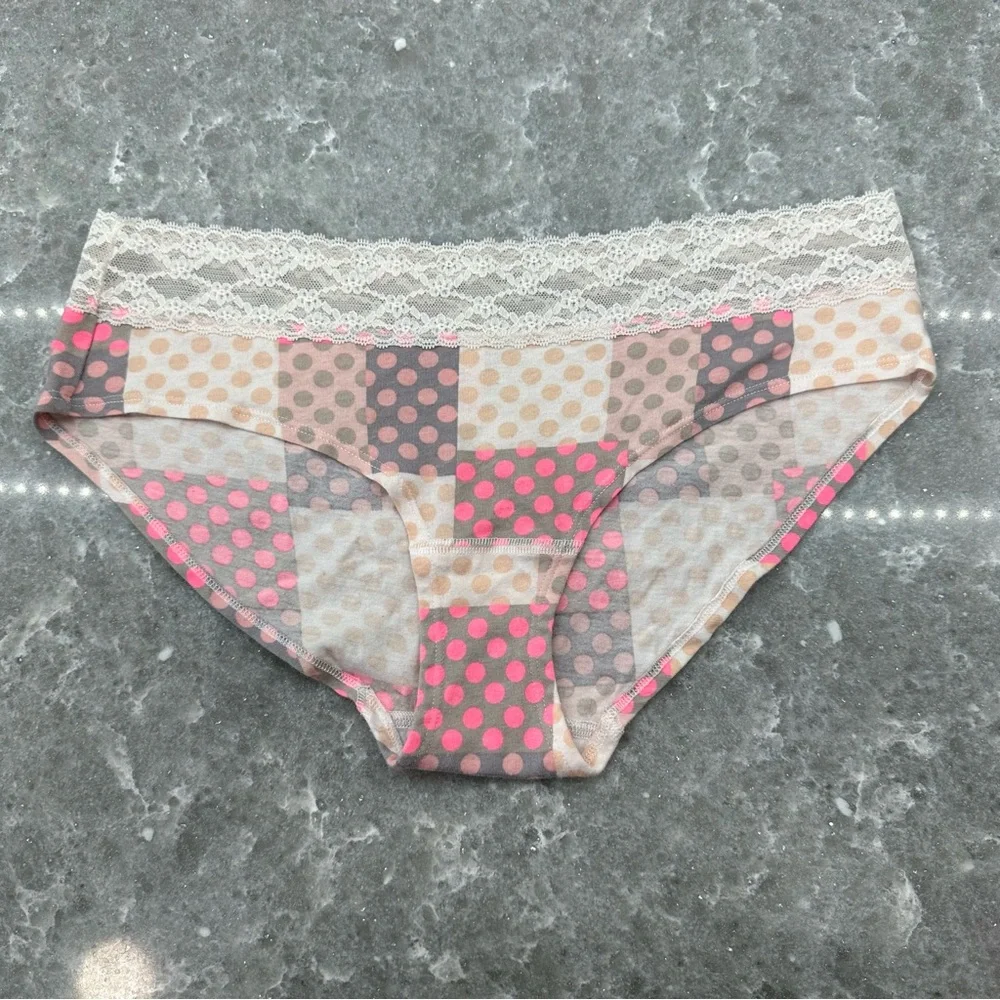 6-Pack VS & PINK Women’s Underwear – Brand New L, Neutral + Pink Mix - Picture 14 of 16
